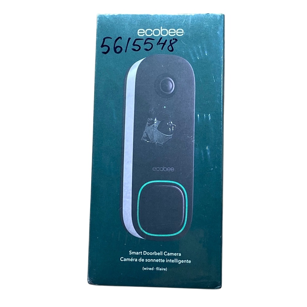 New‎ Ecobee Smart Doorbell Camera Wired EB-CAMSDB-01 Apple Home Alexa Smart home